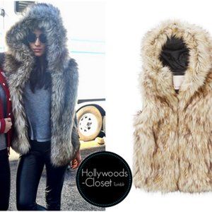 Aritzia Sunday Best Ovid Fur Vest - Size Small